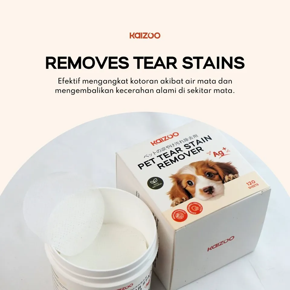 Pet Tear Stain Remover 120 pcs