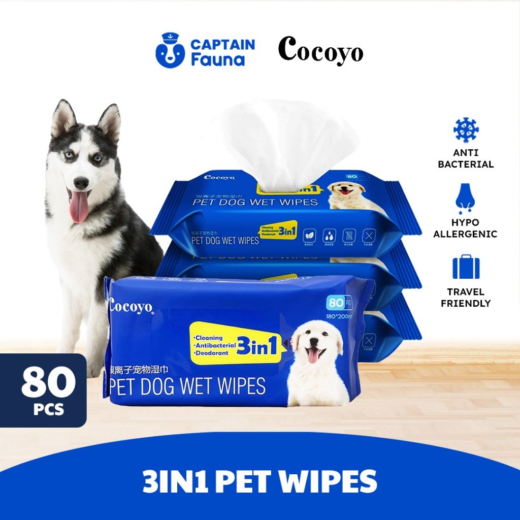 Pet Wipes / Tisu Basah Hewan