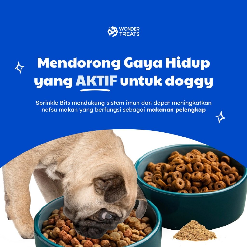 Sprinkle Bits Support Makanan Anjing Dog Food Topper 3