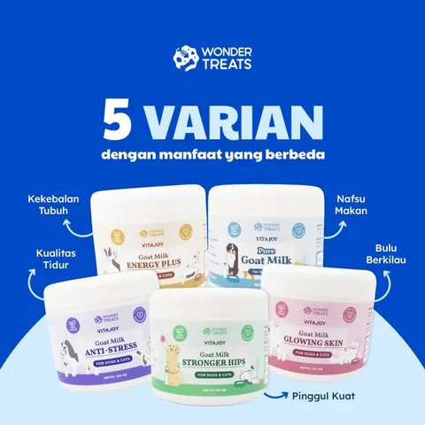 Vitajoy Goat Milk Powder Dog Cat Food Topper 4