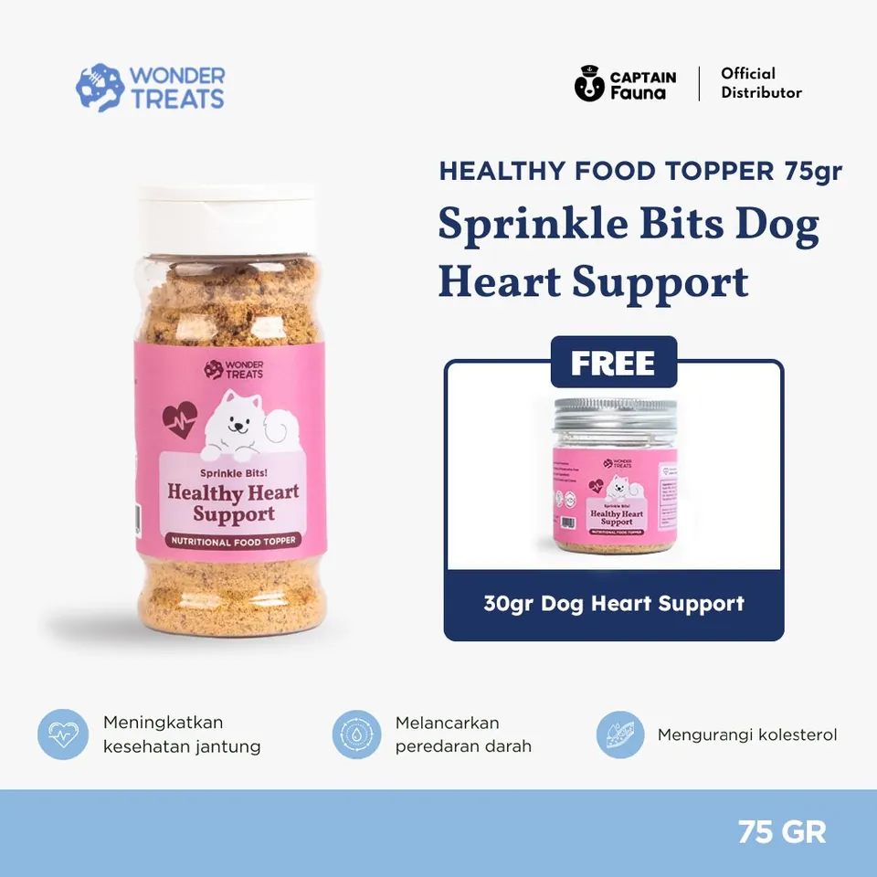 Sprinkle Bits Support Makanan Anjing Dog Food Topper