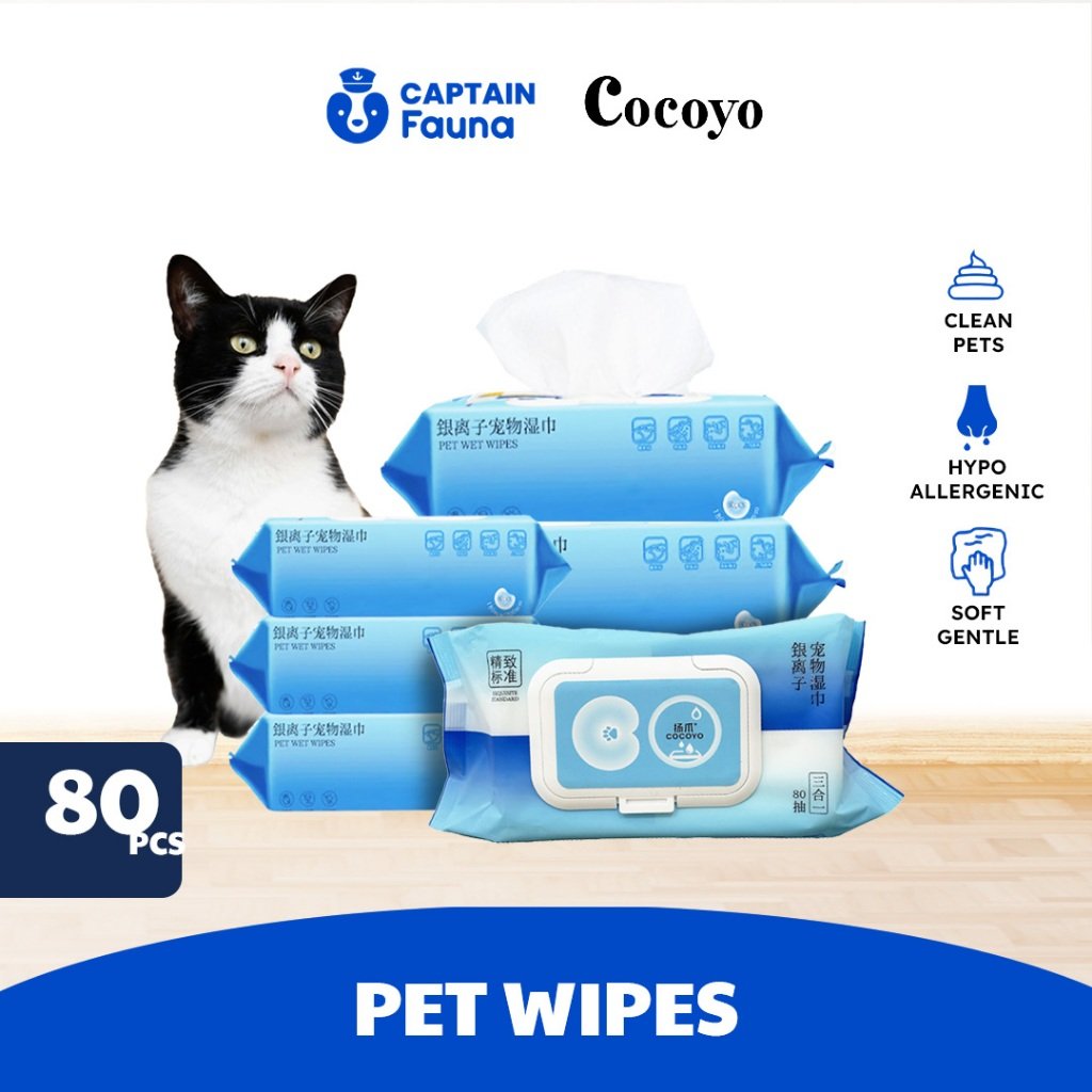 Pet Wipes / Tisu Basah Hewan