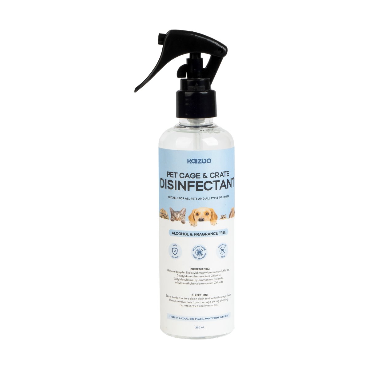 Kaizoo Premium Pet Disinfectant Bebas Alkohol - Disinfektan Kandang Hewan