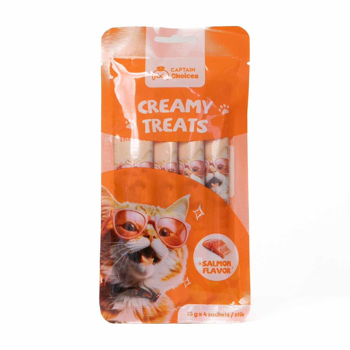 Creamy Treats 15g x 4s - Salmon