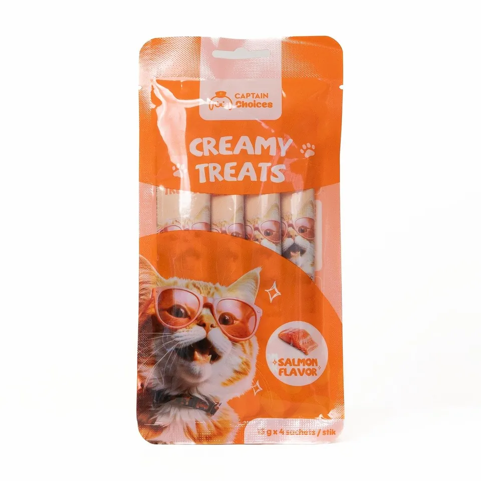 Creamy Treats 15g x 4s - Salmon