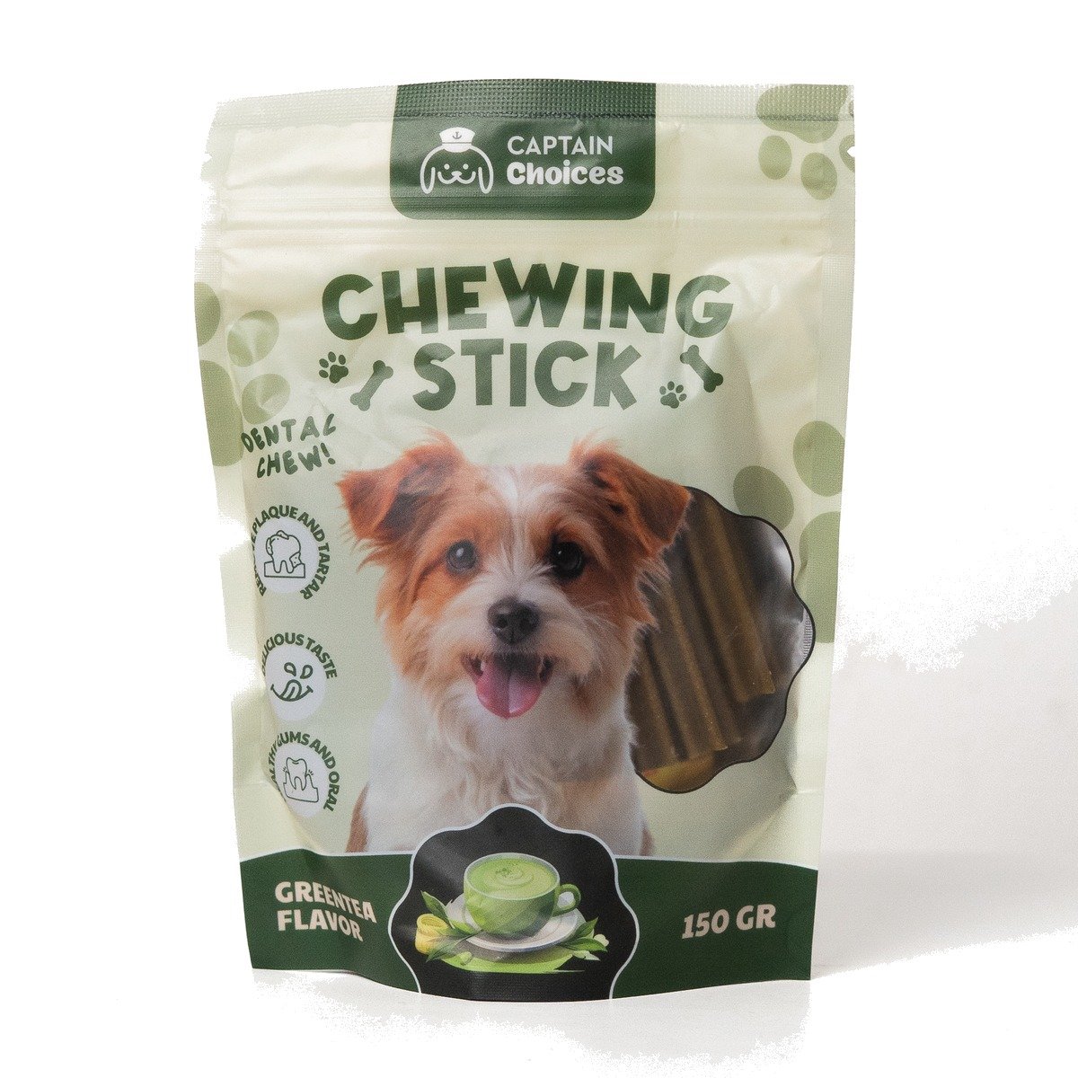Dental Chewing Stick 150g - Green Tea