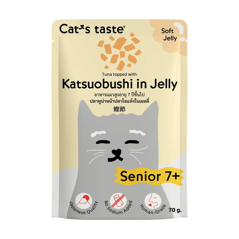Senior 7+ Soft Jelly Wet Food 70g - katsuobushi