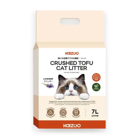 Crushed Tofu Cat Litter 7L - Lavender