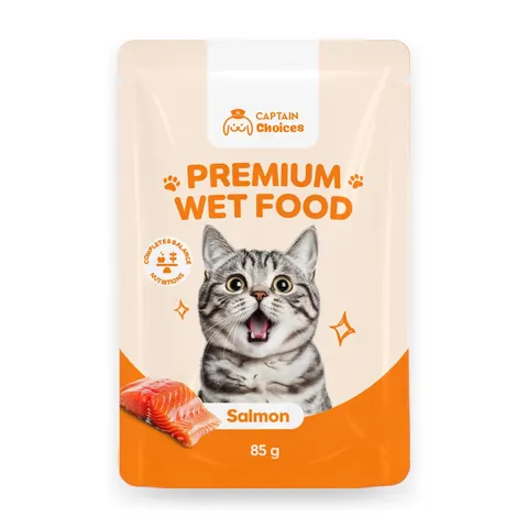 Cat Premium Wet Food 85g - Salmon