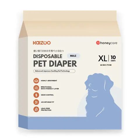 Disposable Male Dog Diapers 10 pcs 5