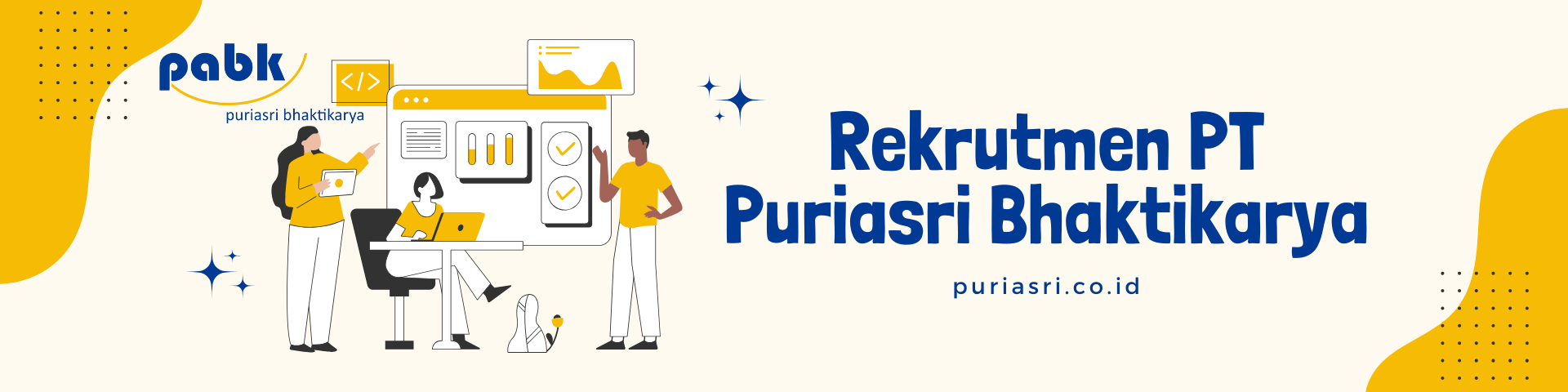 Yellow illustrative google classroom header