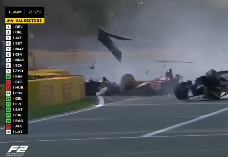 gp belgia diwarnai kecelakaan