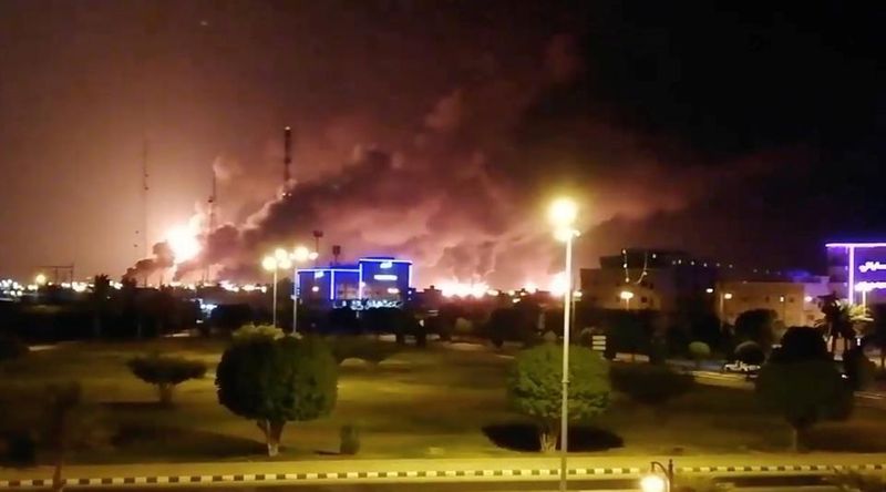 fasilitas minyak aramco diserang