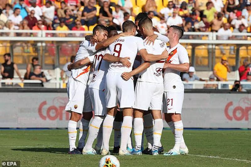 Lecce vs AS Roma (daily mail co uk)
