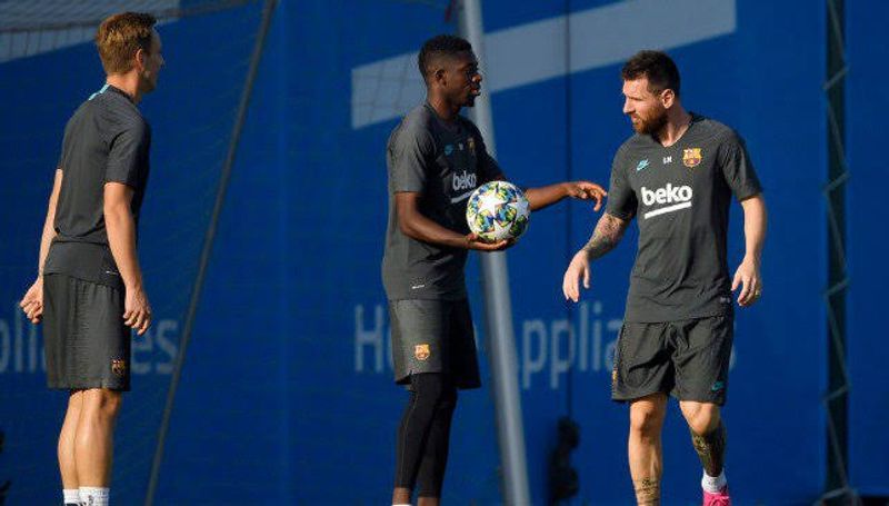 Lionel Messi berlatih (sport360 com)