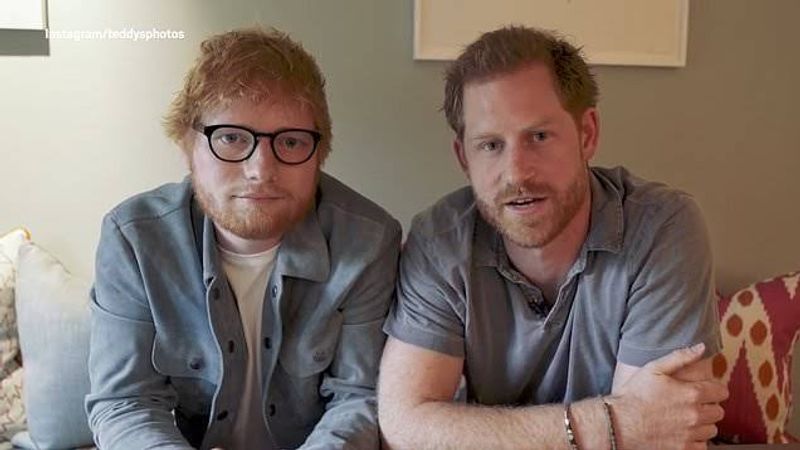 Ed Sheeran dan Pangeran Harry (metro co uk)