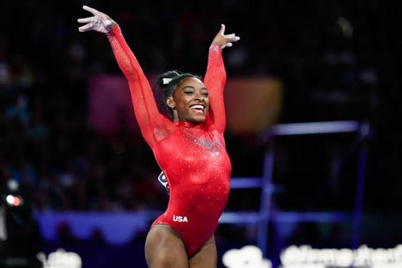 simone biles (the straits time)