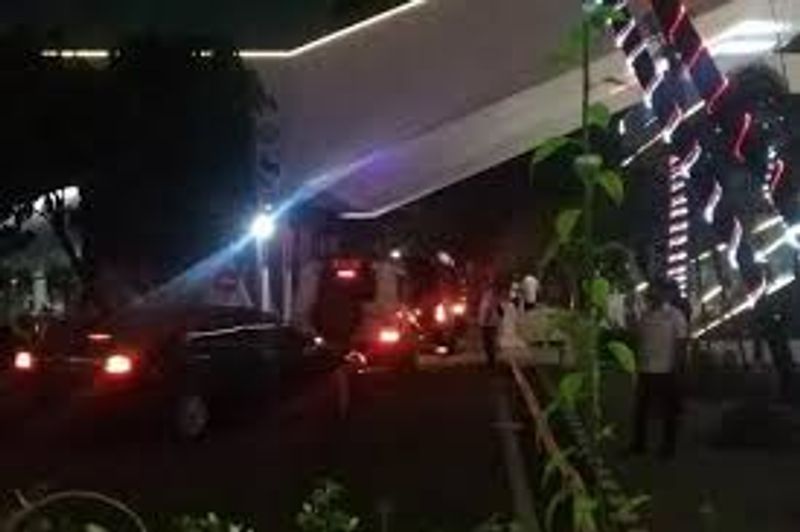 jokowi tinjau lokasi pelantikan