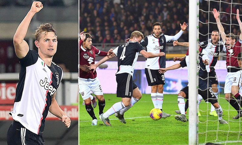 de ligt cetak gol (dailymail co uk)