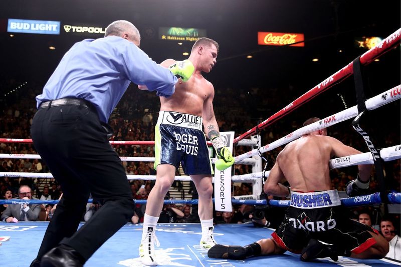 canelo alvarez (blood yellow)