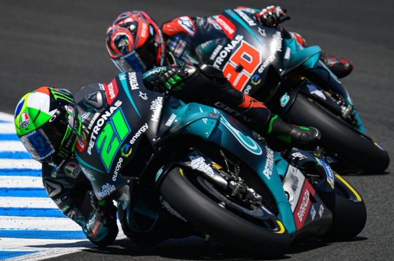 Fabio Quartarao dan Franco Morbidelli (gridOto com)