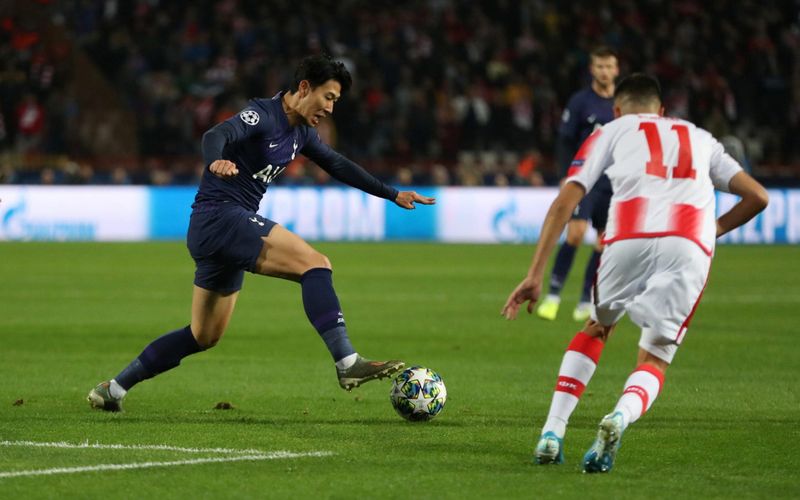 son saat melawan red star (the telegraph)