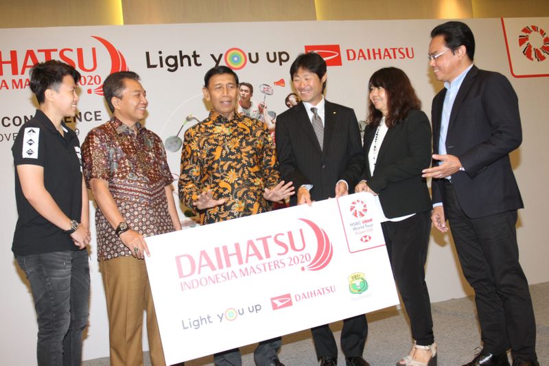 Wiranto saat konpers daihatsu masters 2020