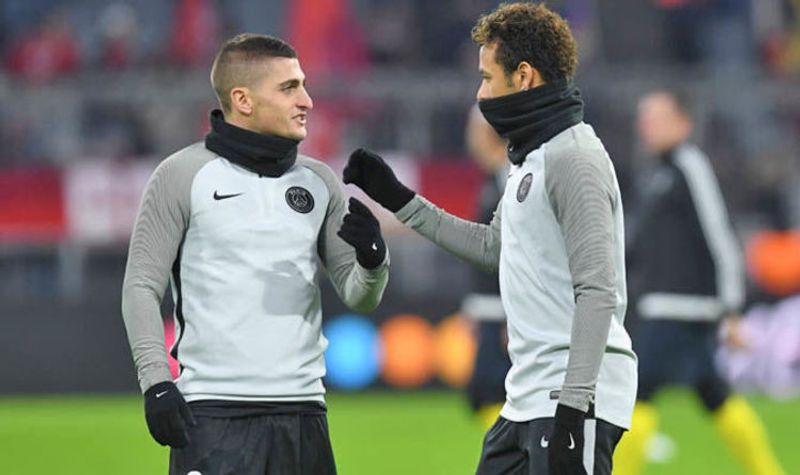 Marco Verrartti dan Neymar (express co uk)
