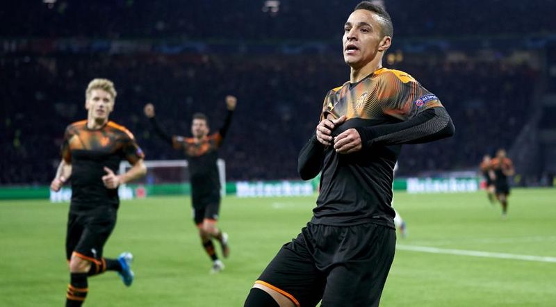 Rodrigo Moreno seusai mencetak gol (supersport com)