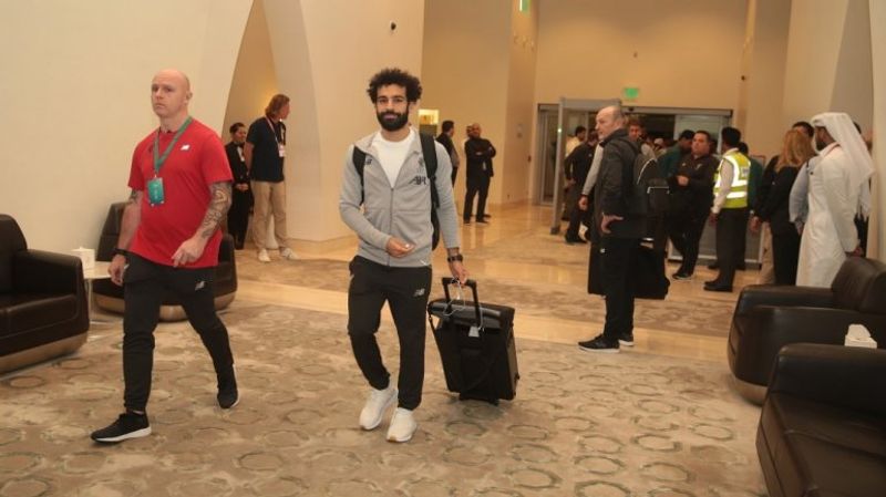 Pemain Liverpool tiba di doha (thepeninsulaqatar com)