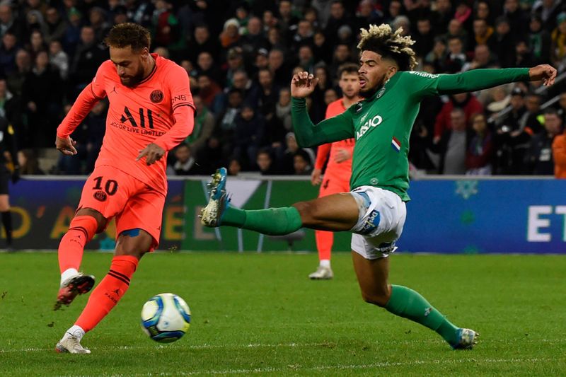 Neymar saat melawan etienne (psgtalk com)