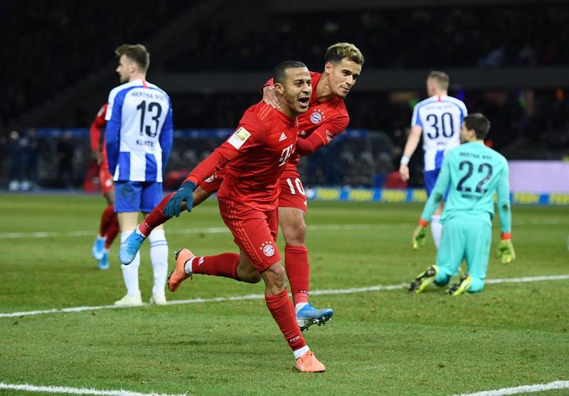 hertha berlin vs bayern (in reuters com)