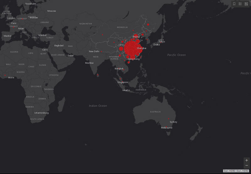 Cek Penyebaran Virus Corona Lewat Peta Digital Berikut Ini