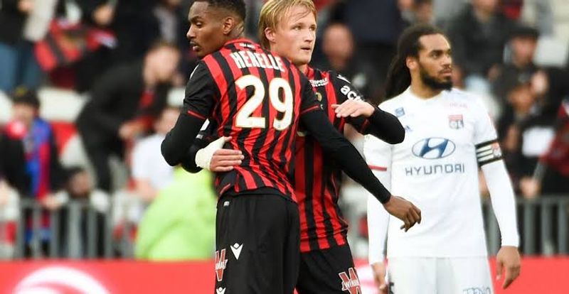 nice vs lyon (ligue1)