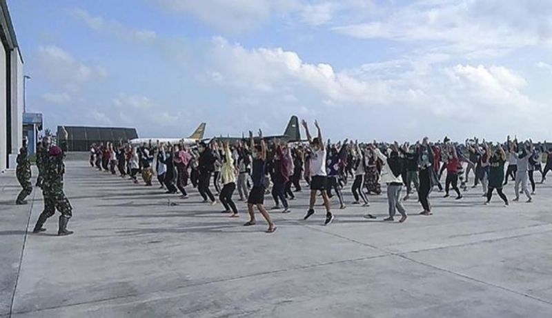wni dikarantina di natuna