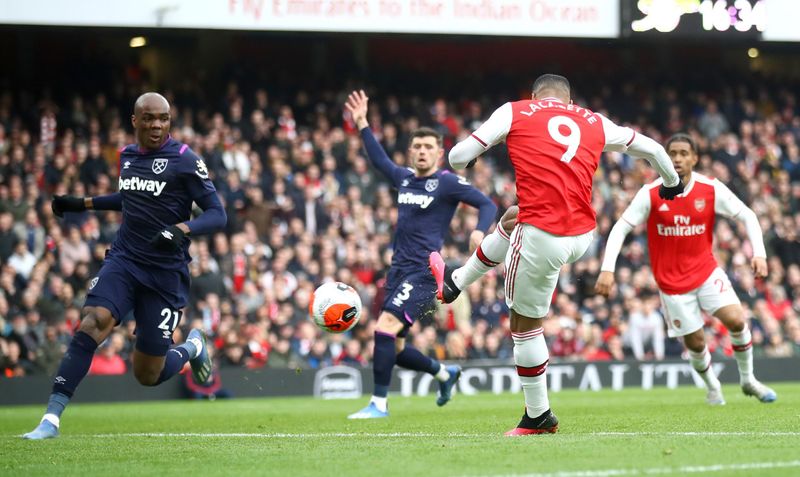 arsenal vs west ham (standard co uk)