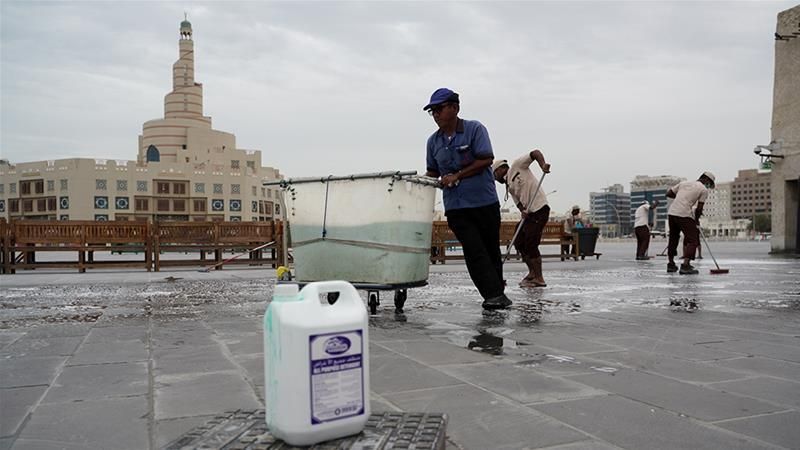corona di qatar (al jazeera com)