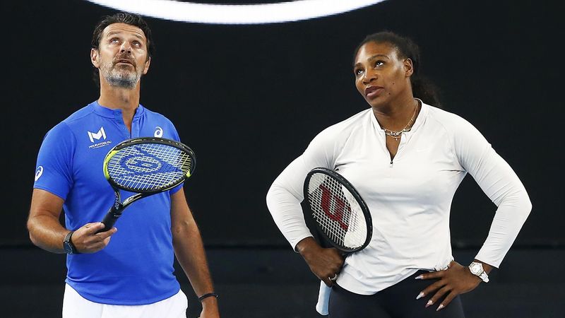 serena dan pelatihnya (au eurosports com)