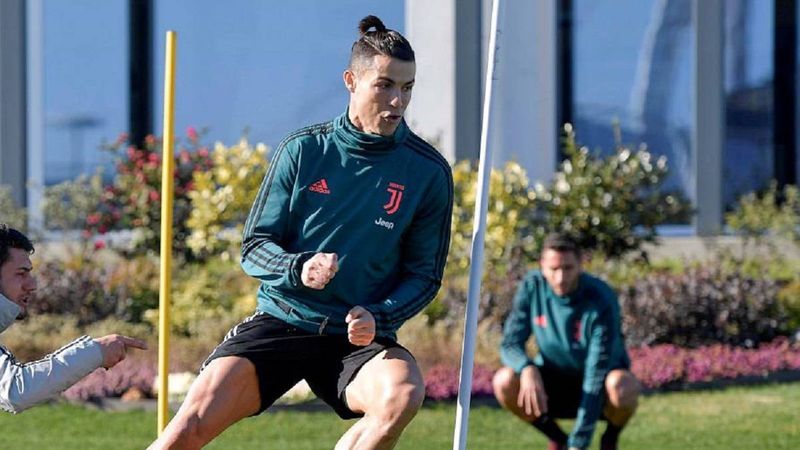 cristiano ronaldo berlatih (en as com)