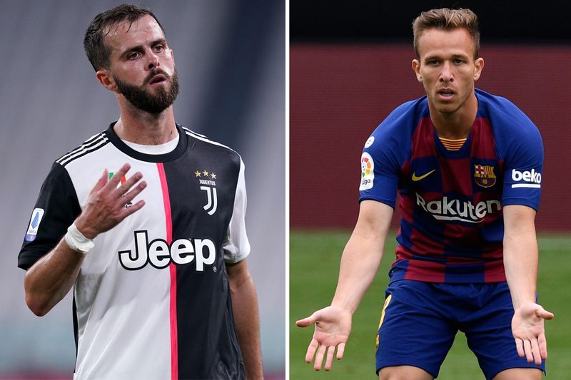 Arthur dan Pjanic (thesun co uk)