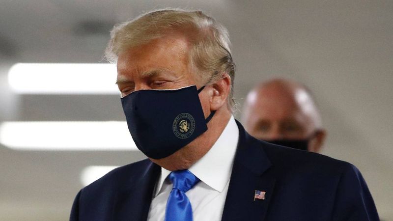 trump bermasker