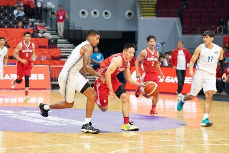 timnas basket Indonesia lawan Thailand (antaranews)