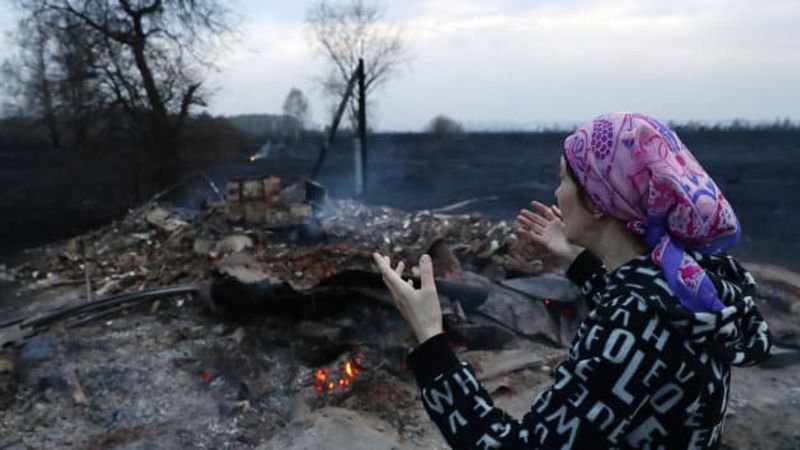 siberia terbakar