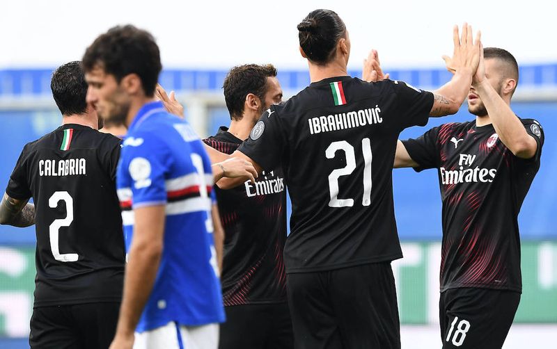sampdoria vs milan (sempremilan com)