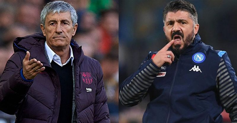 Setién dan Gattuso (noticialalminuto com)