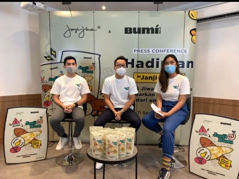 Hadirkan Snack Sehat “Janji Bumi” Siap Dukung Petani Umbi Garut dalam Pengembang