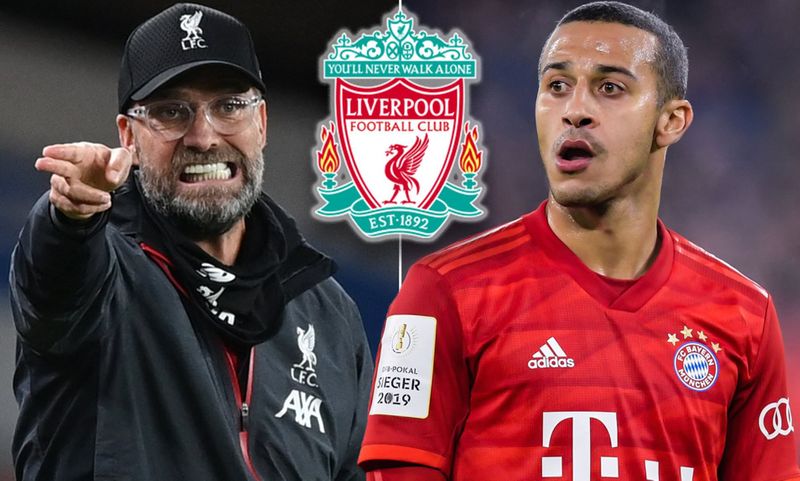 juergen klopp dan thiago alcantara