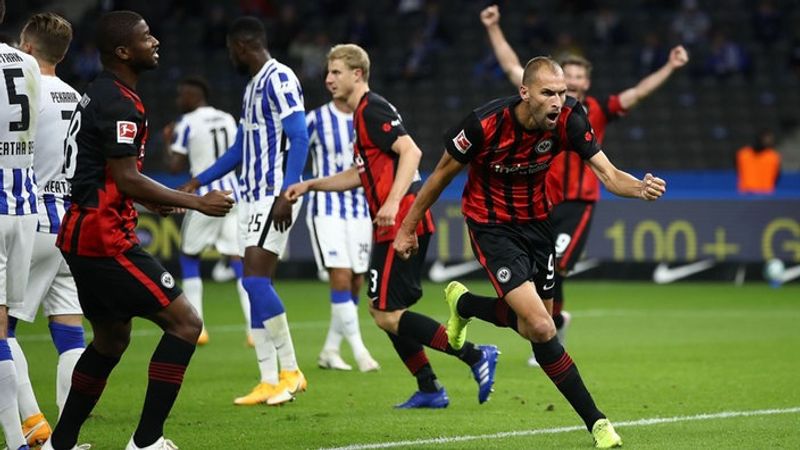 Hertha Berlin vs Frankfurt (sportchau de)