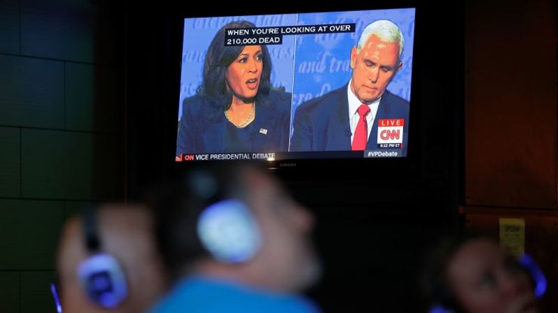debat harris pence