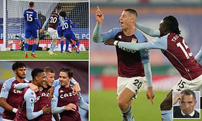 Leicester vs aston villa (dailymail)